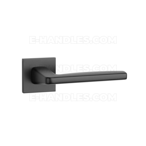 Klamka ERBA ROZETA Q SLIM 7MM BLACK - czarny matowy