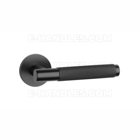 Klamka MOLINIA ROZETA R SLIM 7MM BLACK - czarny matowy