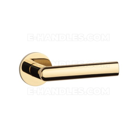 Ручки дверні SILENA ROZETA R SLIM 7MM GOLD PVD - złoty polerowany PVD