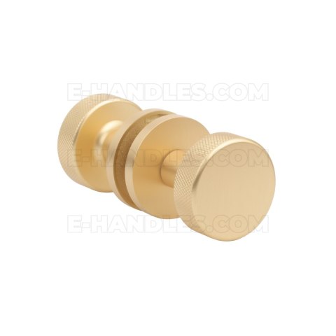 Gałka ruchomo / ruchoma, dwustronna TUJA R SLIM 7MM GOLD SATIN - złoty matowy