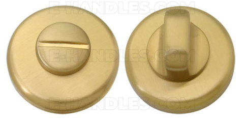 Blokada WC CD69 Colombo Design OM - złoty mat PVD, trzpień 6x6mm