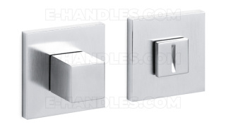 Rozeta WC CUBO Low OLIVARI CO chrom - satyna, trzpień 6x6mm