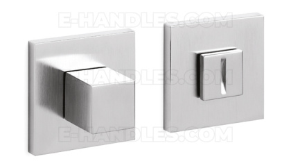 Rozeta WC CUBO Low OLIVARI IS SuperFinish stal nierdzewna, trzpień 6x6mm