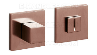 Накладка WC CUBO Low OLIVARI RS SuperFinish miedź-satyna, trzpień 6x6mm