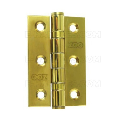 Zawias drzwiowy ZHSS232, 76x50x2mm - stal nierdzewna, złoty PVD