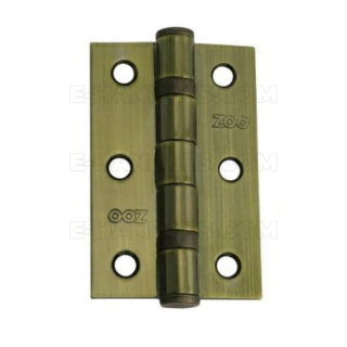 Zawias drzwiowy ZHS232, 76x50x2mm - złoto antyczne