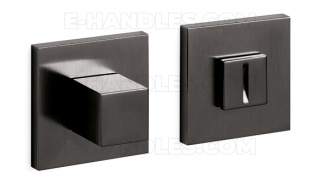 Rozeta WC CUBO Low OLIVARI US SuperFinish antracyt-satyna, trzpień 6x6mm