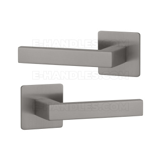 Ручки дверні KVADRAT 1760 ROZETA ULTRA SLIM 3MM BS PVD - bazaltowy PVD