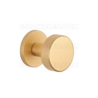 Gałka ruchoma jednostronna RUTA R slim 7 mm GOLD SATIN - złoty matowy Lewa