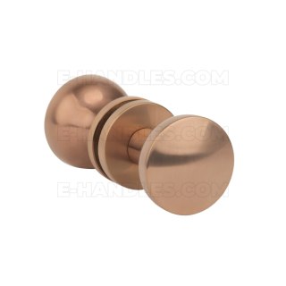 Gałka ruchomo / ruchoma, dwustronna ORTICA R slim 7 mm PN PVD - miedziany PVD