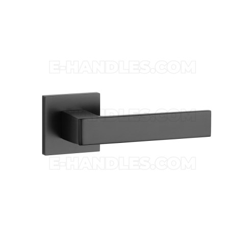 Klamka STILE HIRA ROZETA Q SLIM 7MM BLACK - czarny matowy