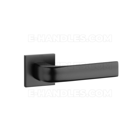 Ручки дверні JENA ROZETA Q SLIM 7MM BLACK - czarny matowy