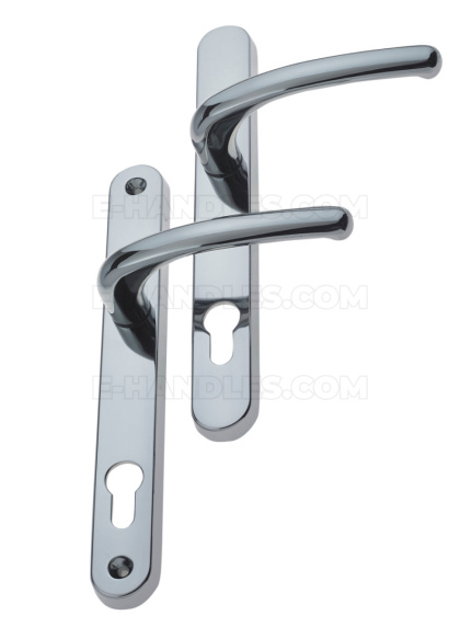 Klamka Balmoral Sprung Inline 92mm/wkładka chrom, 243x32x10,5, ERA PRODUCTS