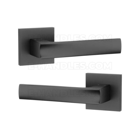 Klamka LIMA Rozeta Q slim 7 mm BLACK - czarny matowy Klamka LIMA Rozeta Q slim 7 mm BLACK - czarny matowy