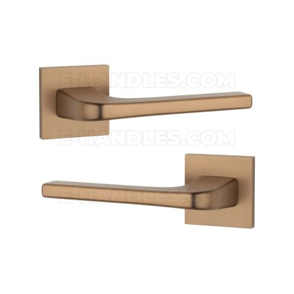 Klamka NAKA Rozeta Q slim 7 mm LIGHT BROWN - jasny brązowy