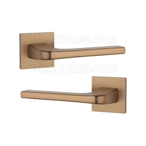 Klamka NAKA Rozeta Q slim 7 mm LIGHT BROWN - jasny brązowy