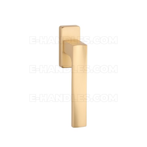 Klamka okienna Lewa LIMA Q GOLD SATIN - złoty matowy Klamka okienna Lewa LIMA Q GOLD SATIN - złoty matowy