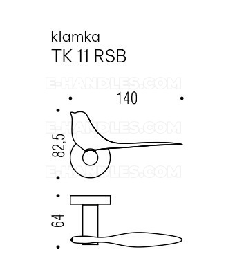 Klamka Colombo Design Twitty CM - chrom mat Klamka Colombo Design Twitty CM - chrom mat