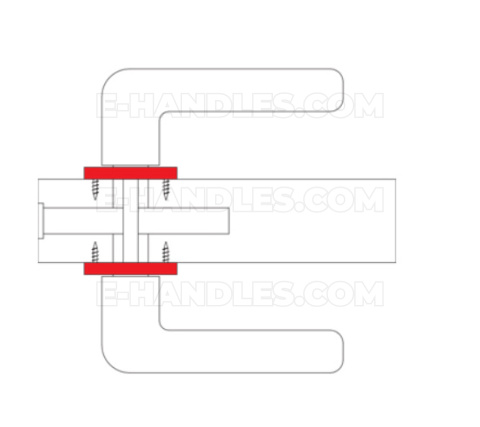 Klamka Colombo Design Twitty CM - chrom mat Klamka Colombo Design Twitty CM - chrom mat