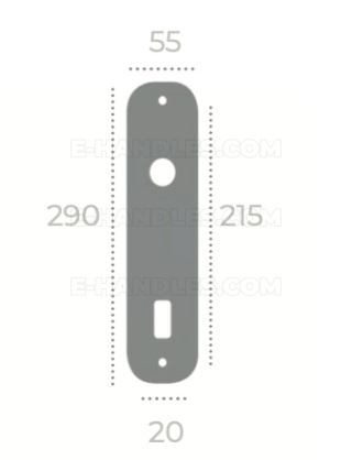 Klamka PZ Daisy A202 P29 B03 brąz szczotkowany