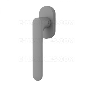 Klamka okienna Colombo Design ONE CC12DK MOOD Collection, C04 srebrny / RAL 9006