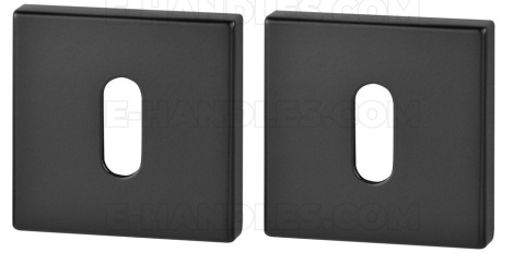 Rozeta kwadratowa R67 czarny klucz