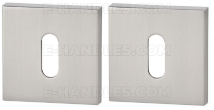 Rozeta kwadratowa R67 nikiel-satyna klucz