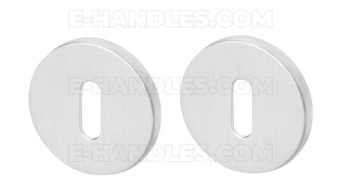 Rozeta okrągła R68F chrom szczotkowany klucz