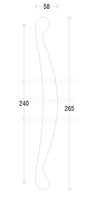 Uchwyt Atlas MG46 RAT. P01 złoty polerowany PVD Uchwyt Atlas MG46 RAT. P01 złoty polerowany PVD
