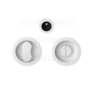 Uchwyt z blokadą WC, Colombo Design ONE CC211 BZG MOOD Collection, C01 biały / RAL 9016