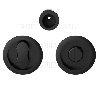 Uchwyt z blokadą WC, Colombo Design ONE CC211 BZG MOOD Collection, C03 czarny / RAL 9005