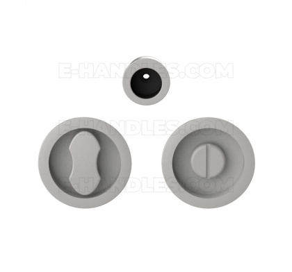 Uchwyt z blokadą WC, Colombo Design ONE CC211 BZG MOOD Collection, C04 srebrny / RAL 9006