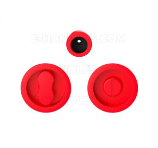 Uchwyt z blokadą WC, Colombo Design ONE CC211 BZG MOOD Collection, C07 czerwony / RAL 3018