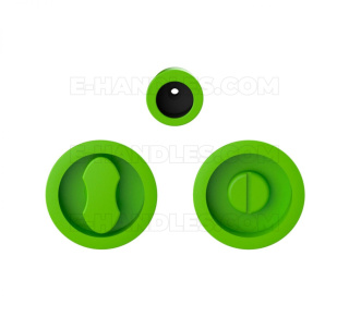Uchwyt z blokadą WC, Colombo Design ONE CC211 BZG MOOD Collection, C11 zielony limonkowy / RAL 6018