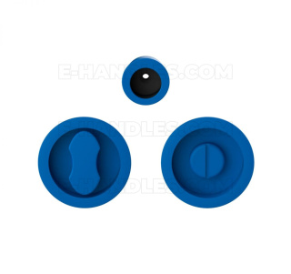 Uchwyt z blokadą WC, Colombo Design ONE CC211 BZG MOOD Collection, C12 niebieski Capri / RAL 5005