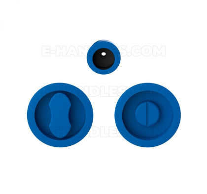 Uchwyt z blokadą WC, Colombo Design ONE CC211 BZG MOOD Collection, C12 niebieski Capri / RAL 5005