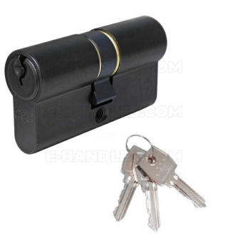 Wkładka drzwiowa AGB mod.600 54mm 27x27 czarna matowa C603842222