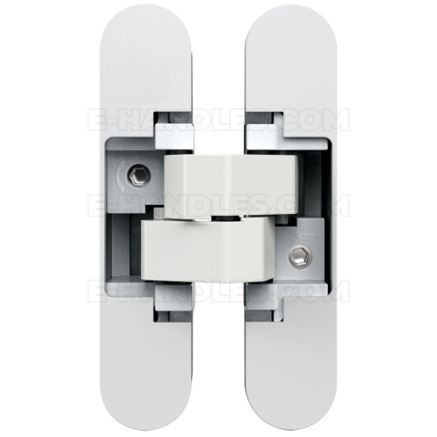 Anselmi 505 AN 140 3D 110x24 mm, zawias niewidoczny biały (nośność 2szt do 40 kg, 3szt do 60kg)