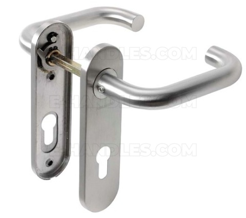 Klamko - klamka PZ 72 ASSA ABLOY p.poż AHW700 stal nierdzewna