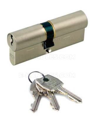 Wkładka drzwiowa AGB mod.600 54mm 27x27 nikiel mat C603162222