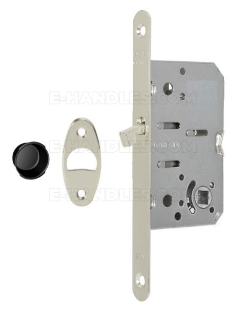 Zamek AGB Scivola Tre WC hakowy łazienkowy 50mm F16 nikiel B089215006