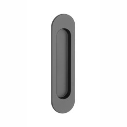 Uchwyt drzwiowy owalny APRILE 7040 BLACK - czarny matowy
