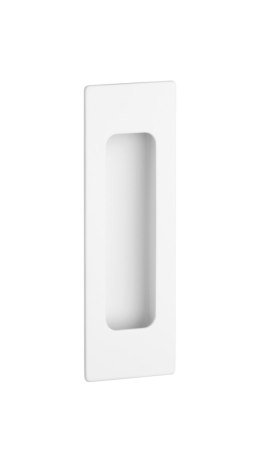 Uchwyt drzwiowy prostokątny STERK 1716 WH - biały matowy