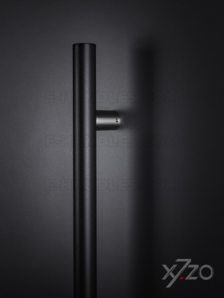 Pochwyt z1b Ø30, długość 2250mm, mocowanie 90°, czarny x7.zo