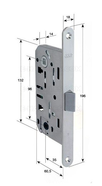 Zamek AGB Mediana EVOLUTION do WC 96/35 brązowy F18 B011023522