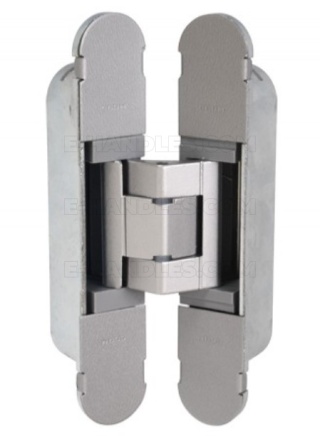 Zawias niewidoczny CEAM 1429max/1130s, 134x24 mm silver painted (nośność do 35 kg)