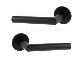 Klamka GEHRUNG R BK - czarny matowy