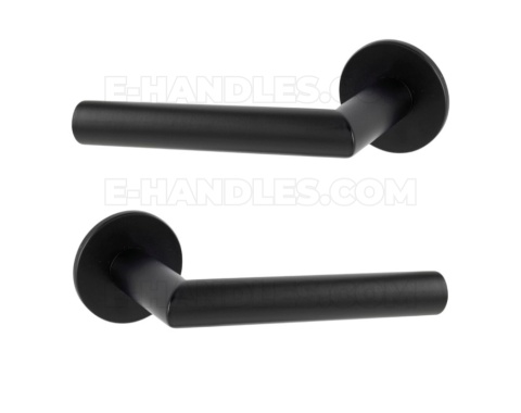 Klamka GEHRUNG R BK - czarny matowy