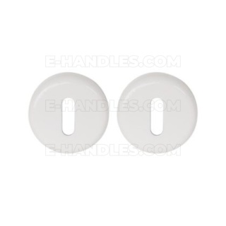 Rozeta na klucz CD1043 Colombo Design BI biały mat