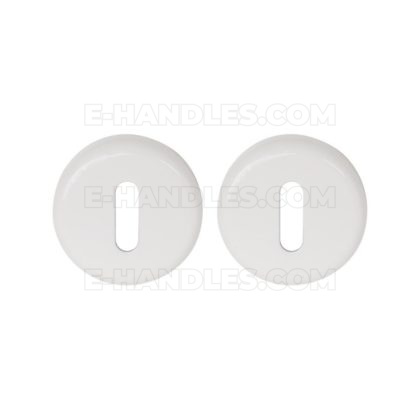Rozeta na klucz CD1043 Colombo Design BI biały mat